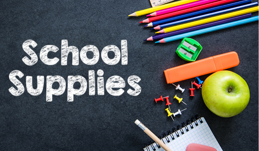  SUGGESTED SCHOOL SUPPLIES